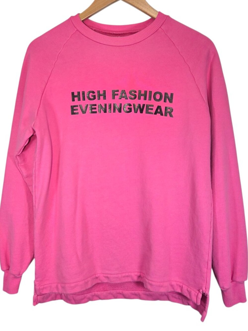 Baja East Pink High Fashion Eveningwear Sweatshirt